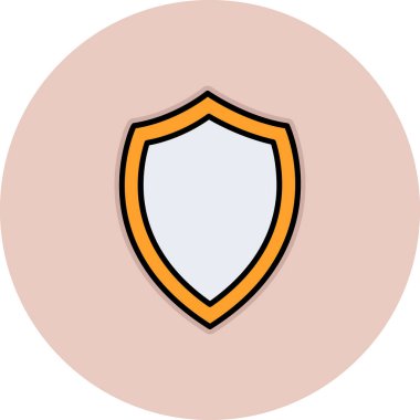 Ağ için koruma kalkanı vektör simgesi 