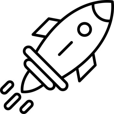 özet biçiminde roket fırlatma simgesi