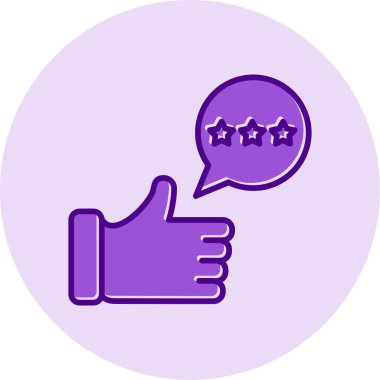 Geri bildirim simgesi, vektör illüstrasyon tasarımı 