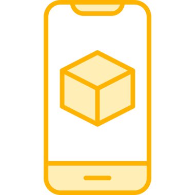 Görüntüde Artırılmış Gerçeklik simgesine sahip akıllı telefon 