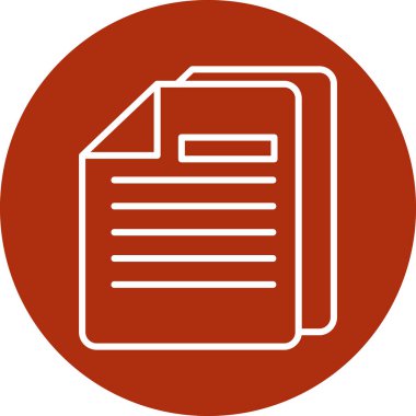 dokümanlar web simgesi vektör illüstrasyonu