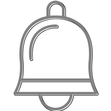 çan web simgesi, vektör çizim 