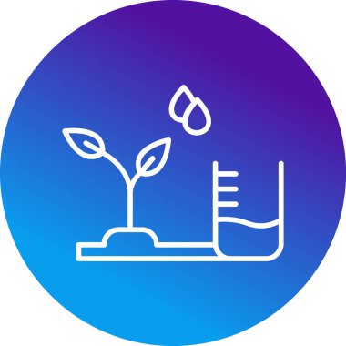 Su Seviyesi Web simgesi vektör çizimi