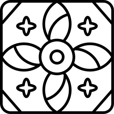 Döşeme. Web simgesi basit illüstrasyon