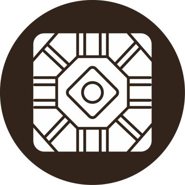 Döşeme. Web simgesi basit illüstrasyon