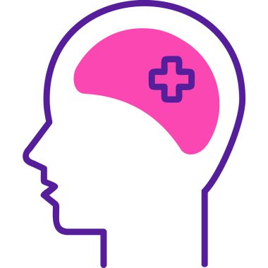 Klinik Psikoloji vektör çizimi tasarımı