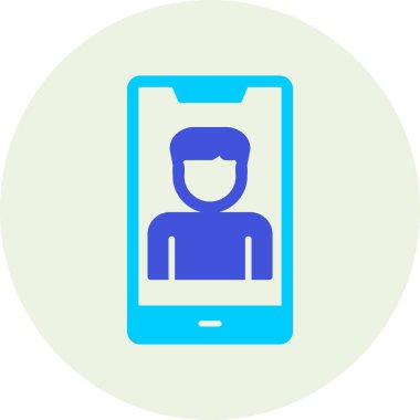 Smartphone web simgesi, vektör çizim 