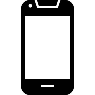 Smartphone web simgesi, vektör çizim 