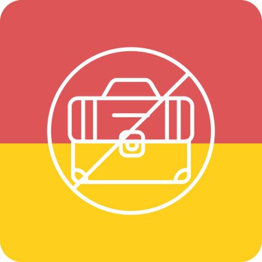 İşsizlik simgesi, vektör illüstrasyonu 