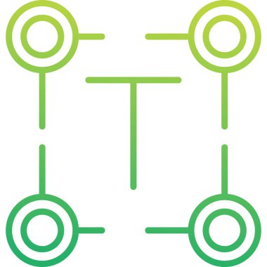 Metin Kutusu web simgesi, vektör illüstrasyonu