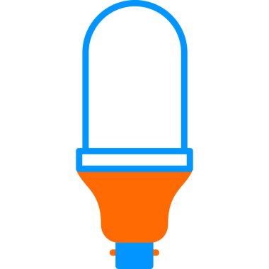 Ampul. Web simgesi vektör illüstrasyonu