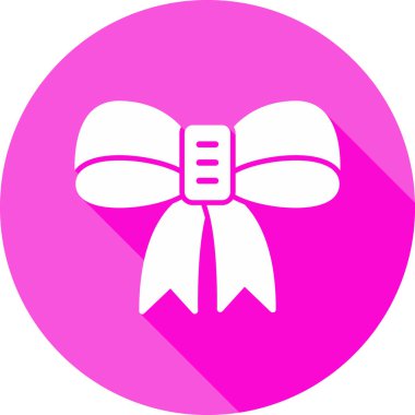 Kurdele yayı. Web simgesi basit illüstrasyon 