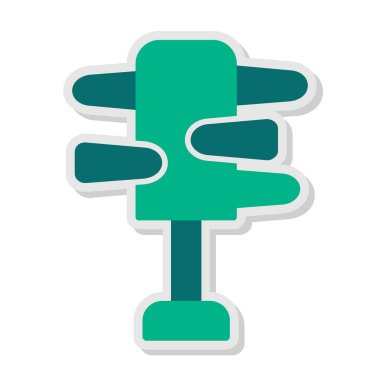 Moda biçimi izole edilmiş arka planda sahte simge       