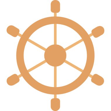 Dümen. Web simgesi basit illüstrasyon