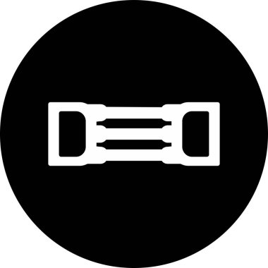 Göğüs açıcı simgesinin web illüstrasyonu