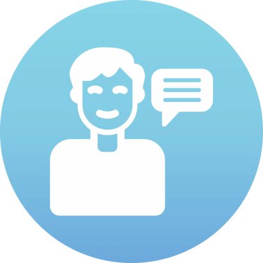 Tavsiye Ağı simgesi basit illüstrasyon