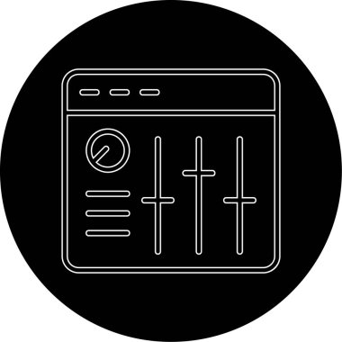 Ses Karıştırıcı vektör çizimi