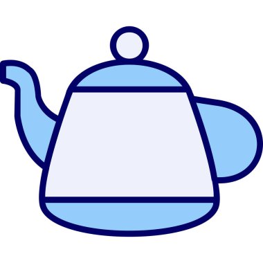 Vektör illüstrasyonu, çaydanlık ağı simgesi 