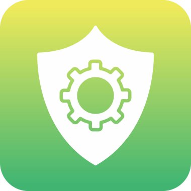 Veri koruma simgesi, vektör çizim                  