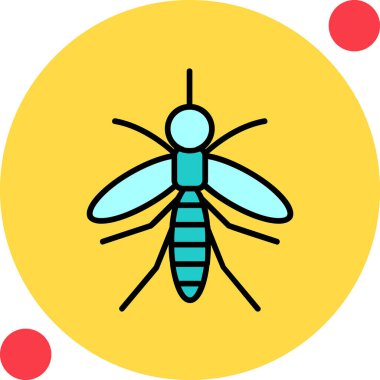 Sivrisinek ağı simgesi. vektör illüstrasyonu