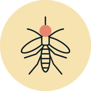 Sivrisinek ağı simgesi. vektör illüstrasyonu