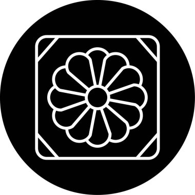 Döşeme. Web simgesi basit illüstrasyon