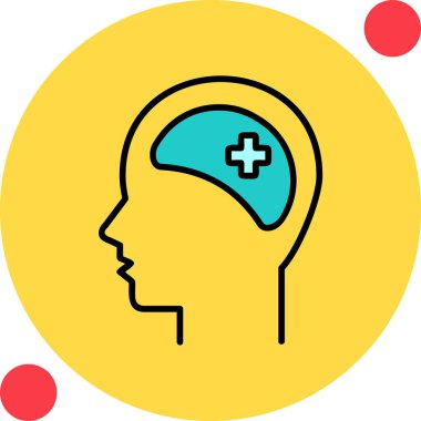 Klinik Psikoloji vektör çizimi tasarımı