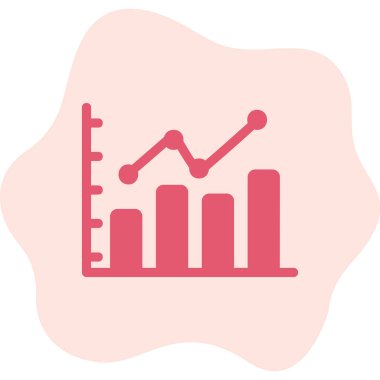 bar çizelgesi simgesi, vektör illüstrasyonu 