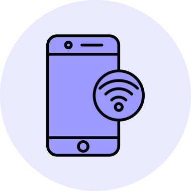 wifi vektör simgesi modern basit illüstrasyon 