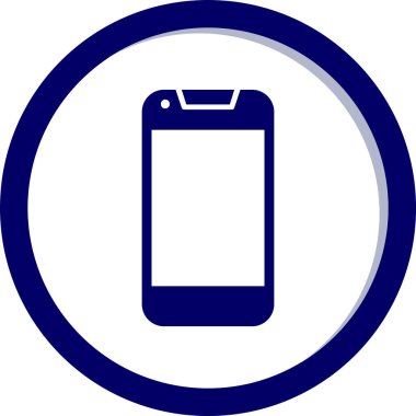 Smartphone web simgesi, vektör çizim 