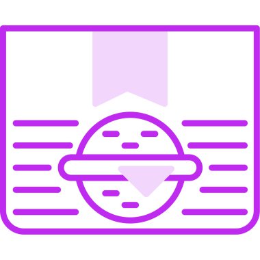 kutu web simgesi, vektör illüstrasyonu 