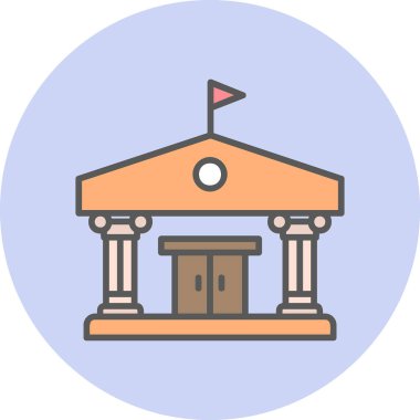 Sütun oluşturma simgesi, vektör illüstrasyonu