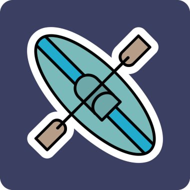 Kano. Web simgesi basit illüstrasyon