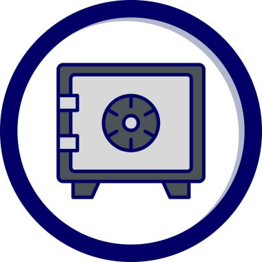 güvenli simge vektör illüstrasyonu 