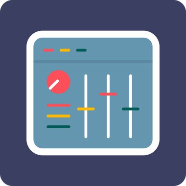 Ses Karıştırıcı vektör çizimi