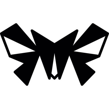 Kelebek simgesi, basit web illüstrasyonu