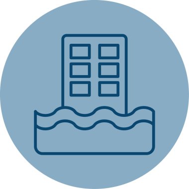 Su ikonunda Doğal Afet yuvası 