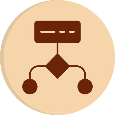 Çalışma akışı modern simgesinin vektör illüstrasyonu          