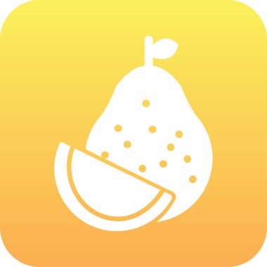  Pomelo web simgesi vektör illüstrasyonu