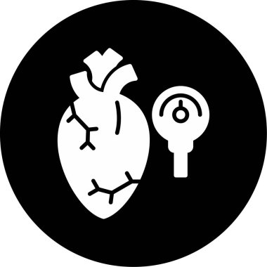 Tansiyon ikonu vektör illüstrasyonu           