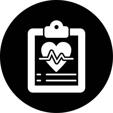 Tıbbi ikonun vektör illüstrasyonu, Sağlık kavramı       