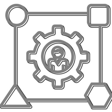 Adaptasyon simgesinin vektör illüstrasyonu