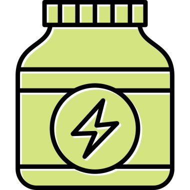 Ek şişe ikonu vektör illüstrasyonu