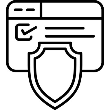 Uygulama Simgesi Basit Vektör İllüstrasyonu