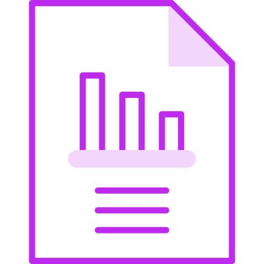 rapor web simge vektör çizim 