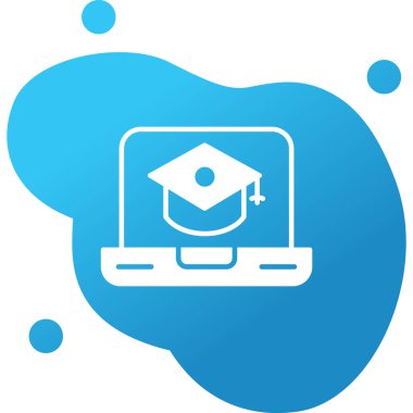 Eğitimin vektör illüstrasyonu modern simge 