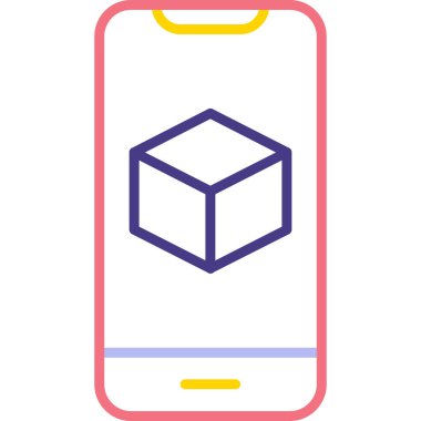 Görüntüde Artırılmış Gerçeklik simgesine sahip akıllı telefon 