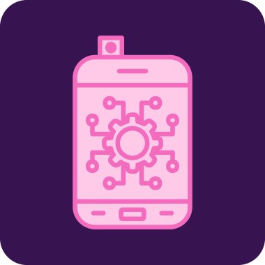 Otomatik ağ simgesi vektör illüstrasyonu 