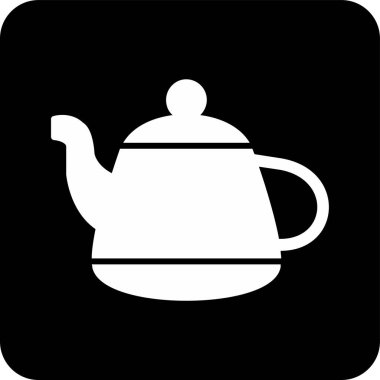 Vektör illüstrasyonu, çaydanlık ağı simgesi 