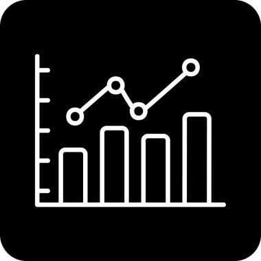 bar çizelgesi simgesi, vektör illüstrasyonu 
